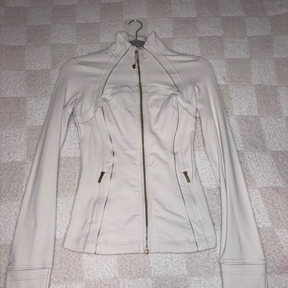 Lululemon Athletica Cream Utility Jacket